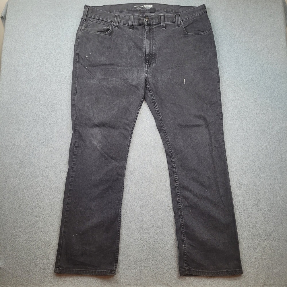 Carhartt Rugged Flex Relaxed Fit 5-Pocket Jean Mens 44x32‎ Black BD2804-M